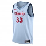 Washington Wizards Trikot Kyle Kuzma Nike 2024-25 City Edition Blau Swingman - Herren